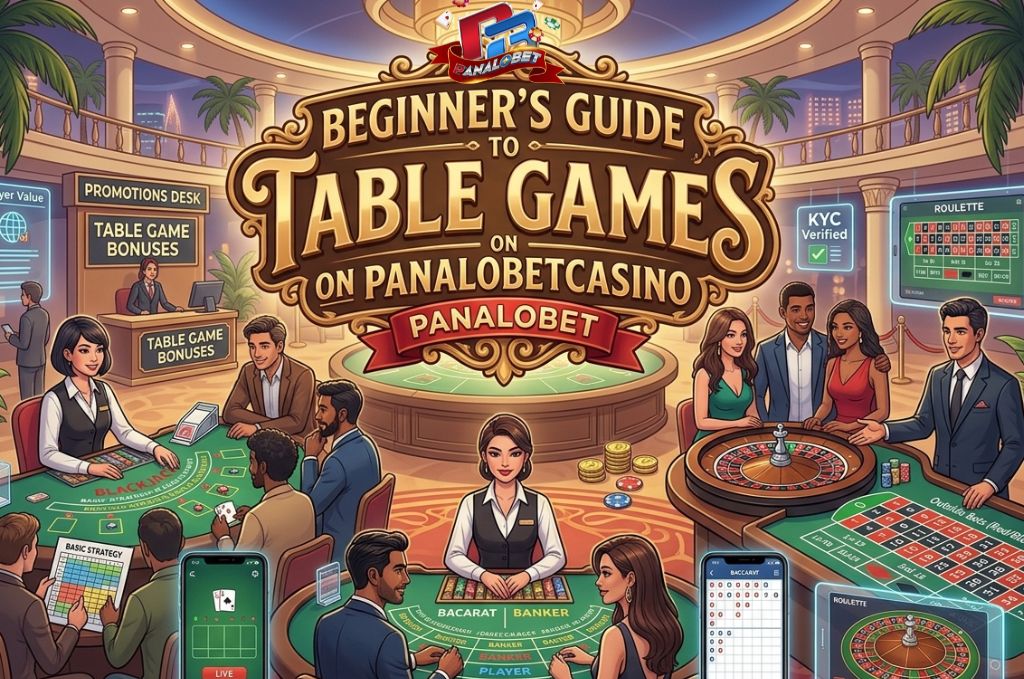 Beginner’s Guide to Table Games on Panalobetcasino