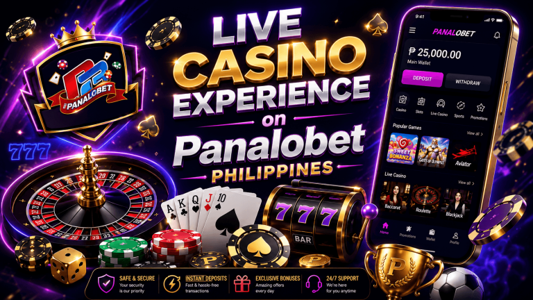 Live Casino Experience on Panalobet Philippines