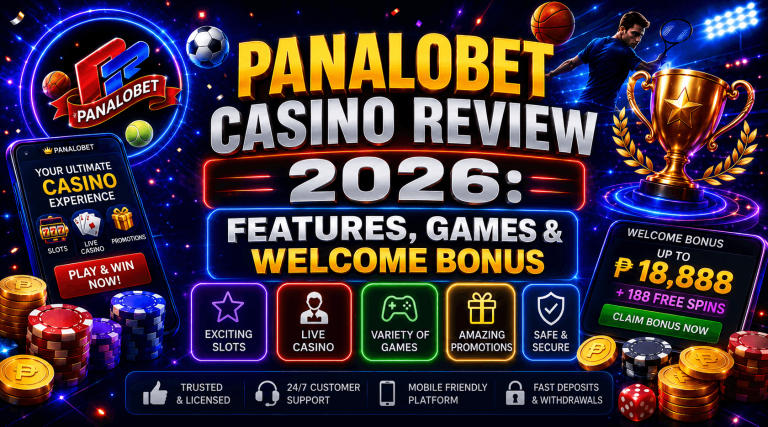 Panalobet Casino Review 2026: Features, Games & Welcome Bonus